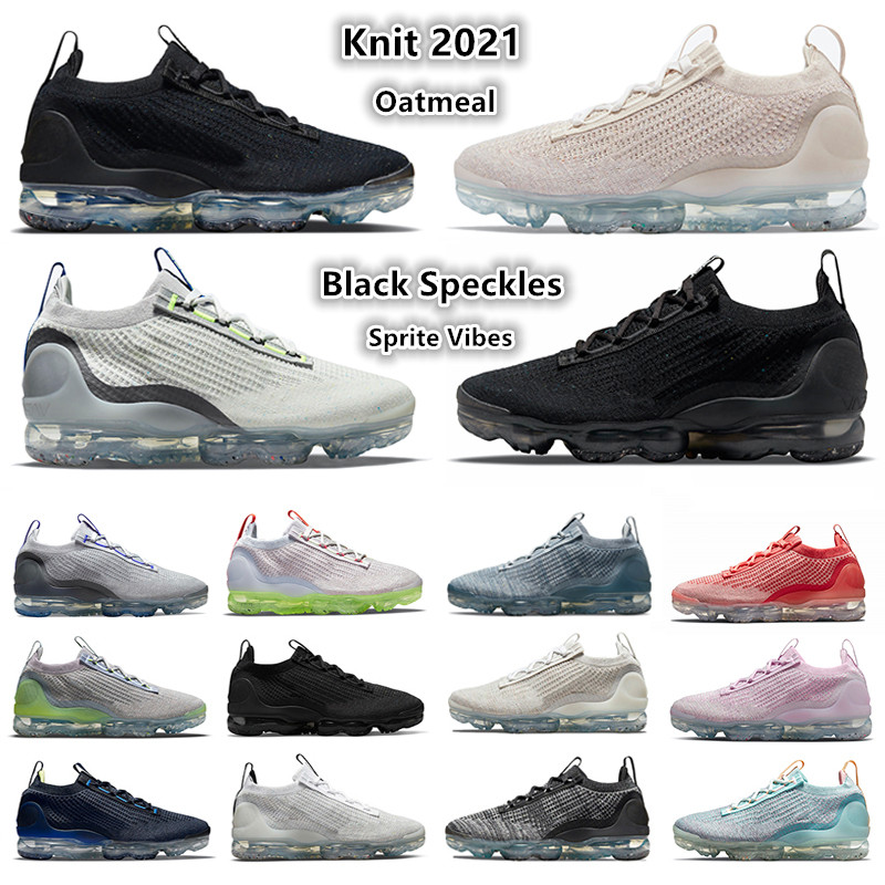 

Knit mesh 2021 mens running shoes 2021s sneakers White Black Speckles Oatmeal Sprite Vibes Salmon Hues Day to Night Dark Grey trainers sports shoe jogging walking, Pay for box