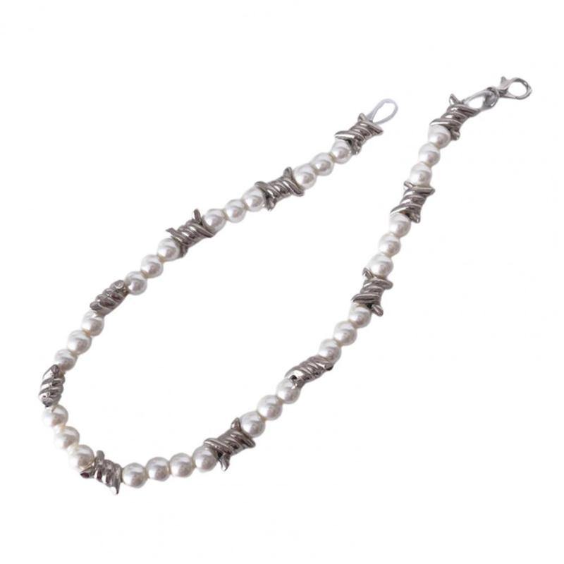 

Chains Silver Color Excellent Unisex Couple Necklace Jewelry Supplies Alloy Fine Workmanship For Women