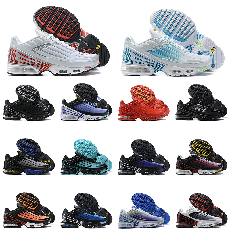tn 3 plus laser bleu designer chaussures hommes femmes chaussures de course triple blanc noir baskets sport mens trainer
