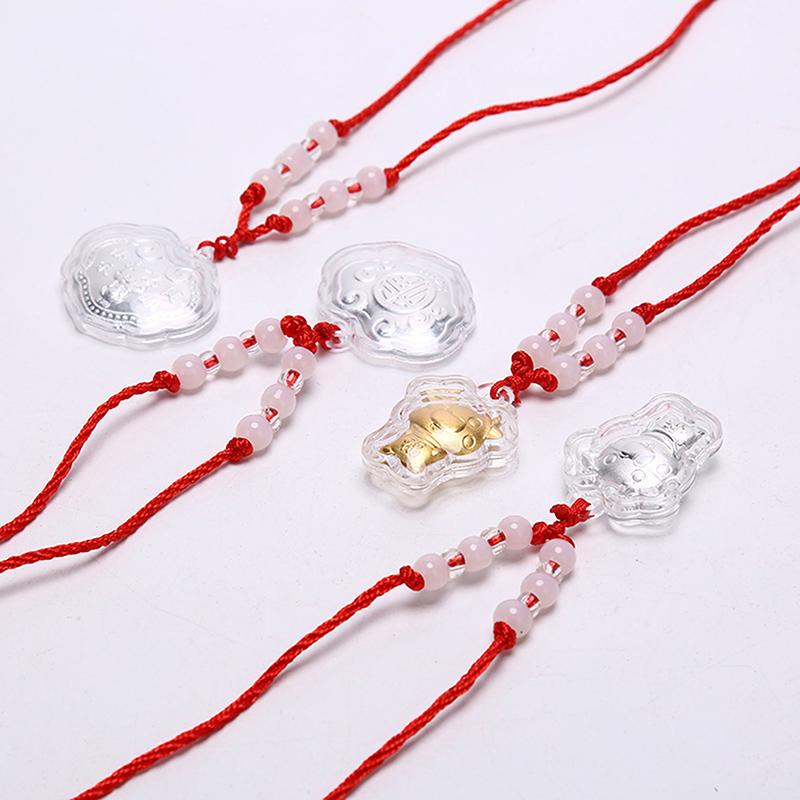 

Charms Year Of Ox Pendant Necklace Chinese Commemorative Souvenir Gift Decor, Bronze;silver