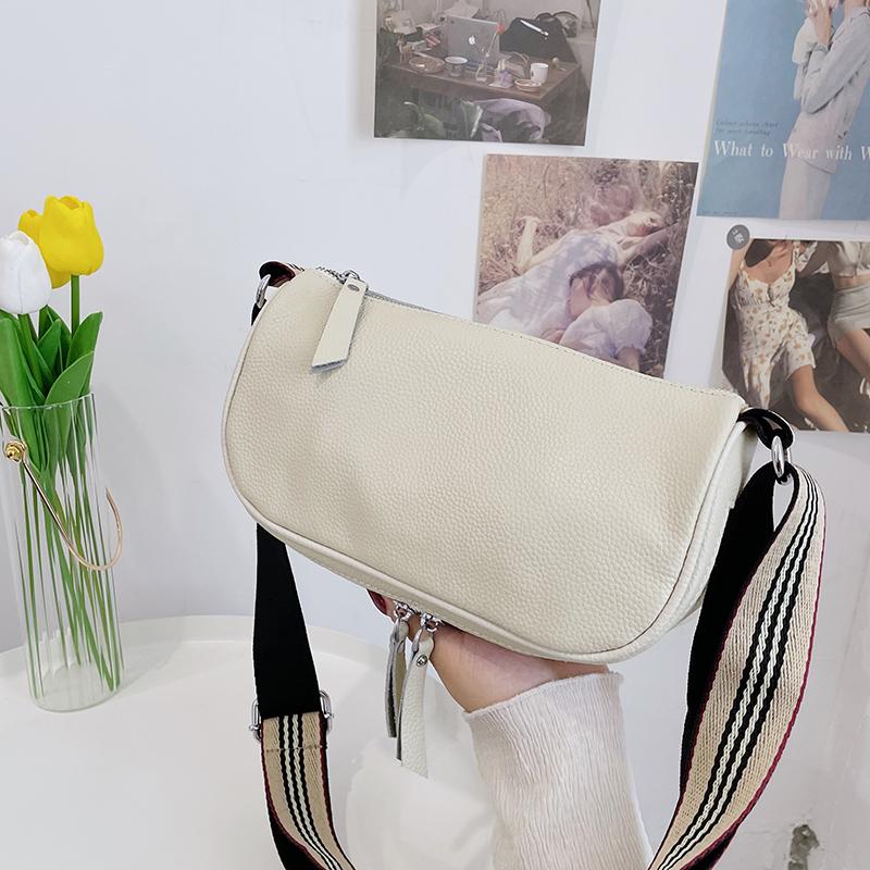 

Evening Bags 100% Genuine Leather Women Handbag Soft Natural Cowhide Women's Bag Fashion Shoulder Designer Female Messenger, Beige