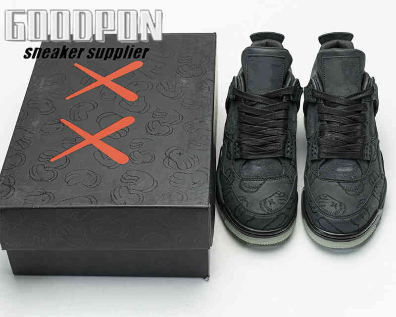 

Top quality Black x Jumpman 4 Basketball Shoes suede 4s Mens Womens 930155-001, #1