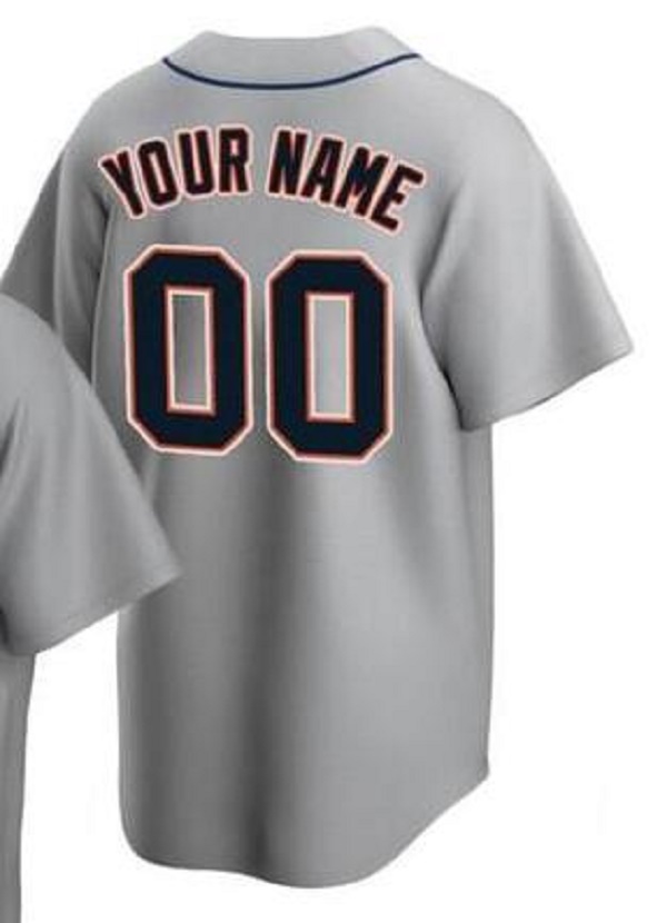 

Custom any name number Detroit Texas Baseball Jersey Men Women Youth kids Shirt blue black white jerseys 24