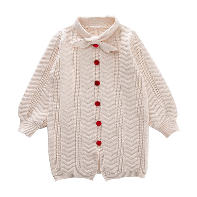 

Girl sweater dress 2020 autumn and winter new Chinese big children's long sweater inert children's clothing sweater dress, Blue