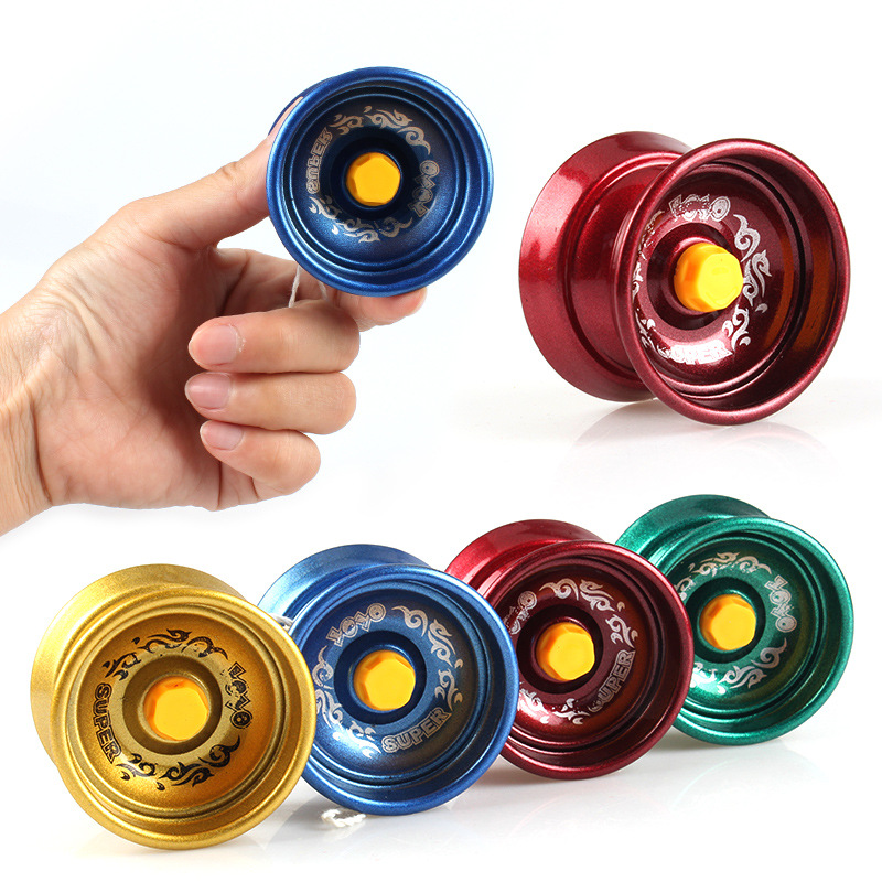 

Metal Fidget Spinner Metal YoYo Alloy Aluminum Design High Speed Professional YoYo Ball Bearing String Trick Yo-Yo Kids Magic Juggling Toy