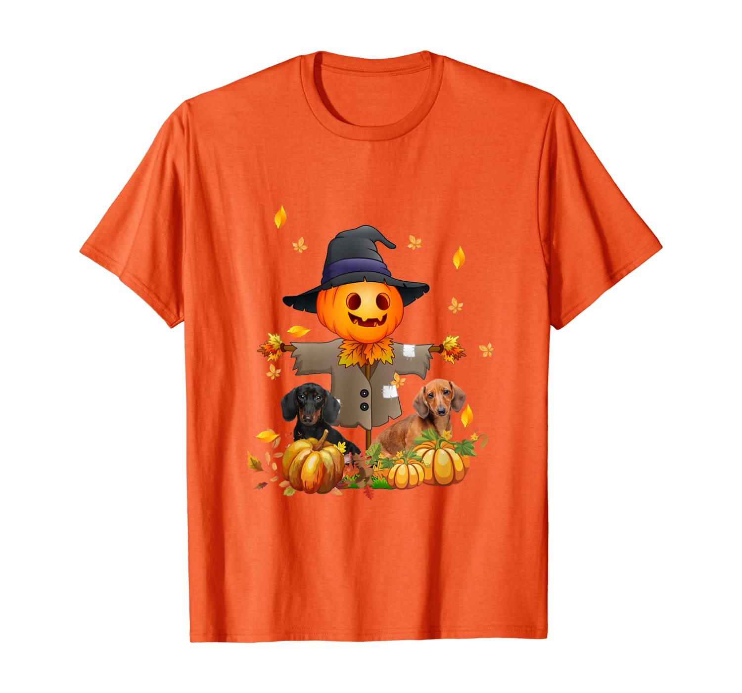

Dachshund scarecrow, White;black