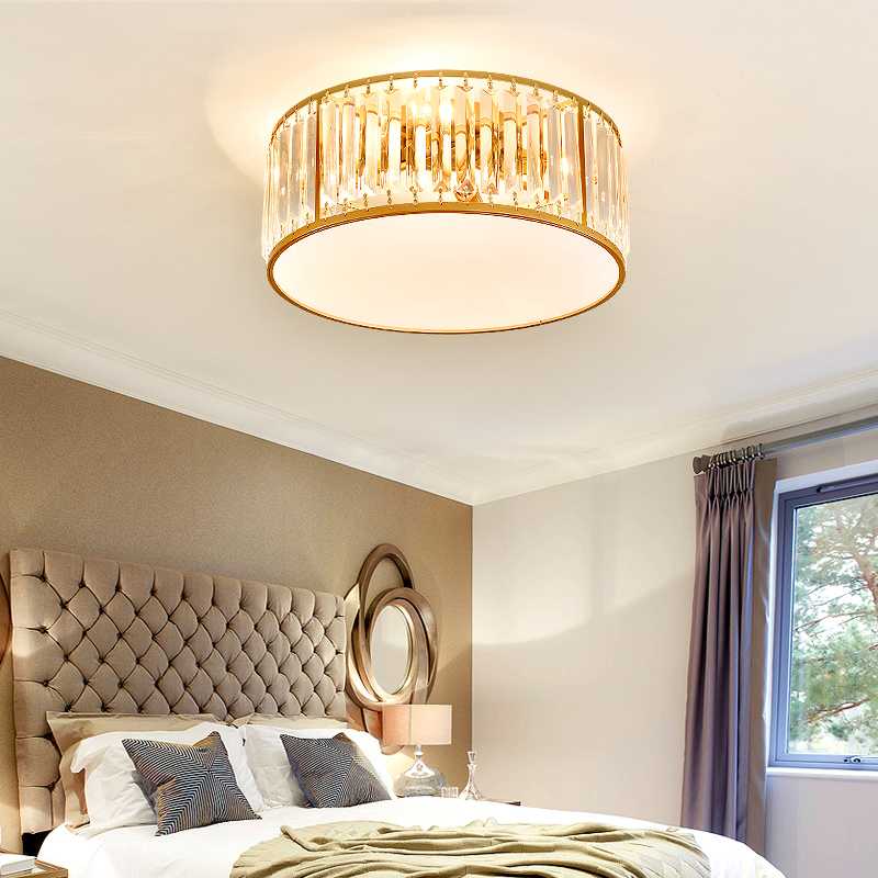 

Ceiling Lights Spot Retro Fancy Indoor Bedroom Loft Kitchen Restaurant Round Gold Contemporary Decorative Led Light For El