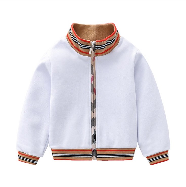 

2021 Spring Autumn Baby Boys Jackets Kids Zipper Coats New Fashion Children Cotton Long Sleeve Outwear Boys Jacket Child Coat, Blue;gray