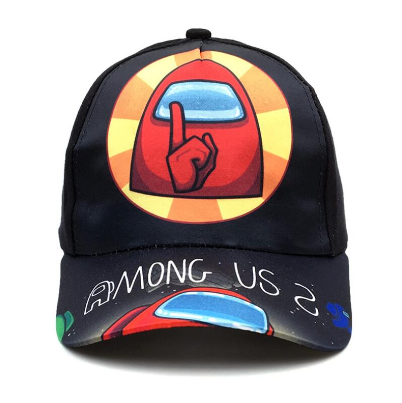 

Among Us new 3-8 Years Children Hat Cartoon game Among Us Baseball cap Kids cotton snapback Fashion hat Hip Hop Boys Girls, Yellow