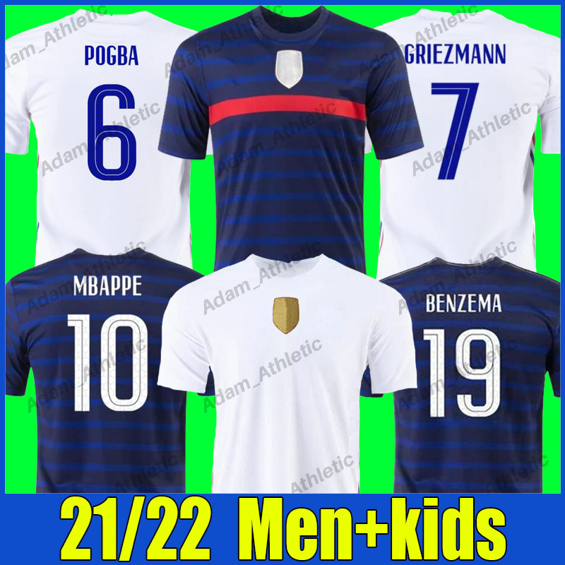 

MBAPPE BENZAMA soccer Jerseys two stars national team shirt DEMBELE POGBA GRIEZMANN football shirts VARANE KANTE GIROUD jersey COMAN PAVARD, Black;yellow