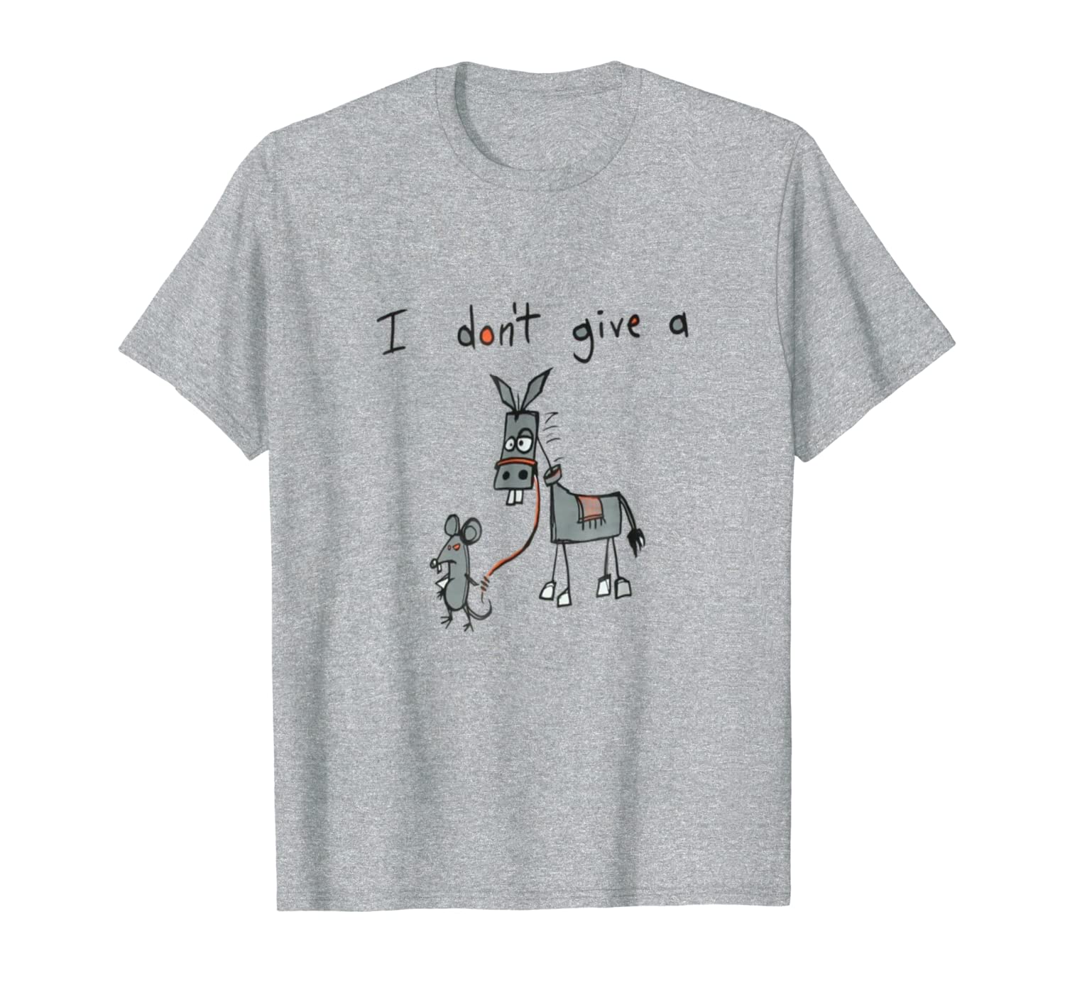 I Don&#039;t Give A Rat&#039;s Donkey T Shirt-image-702199484