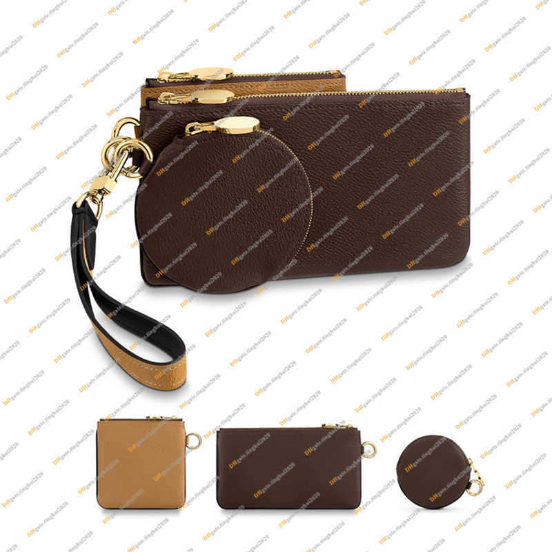 

Ladies Fashion Casual Designer TRIO POUCH Coin Purse Key Pouchs High Quality Top 5A M68756 Wallet Purse Handbag, With dust bag & gift bag & gift box