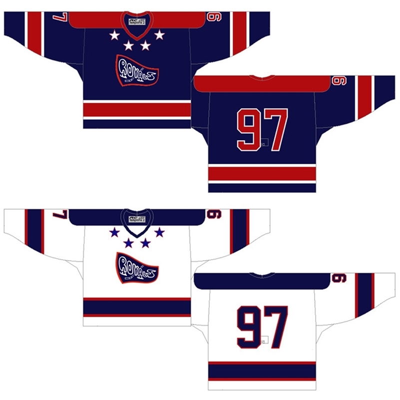 

DH Customized 1980 81-1991 92 OHL Mens Womens Kids Home White Road Blue Stiched Cornwall Royals s Ontario Hockey League Jerseys, As photo