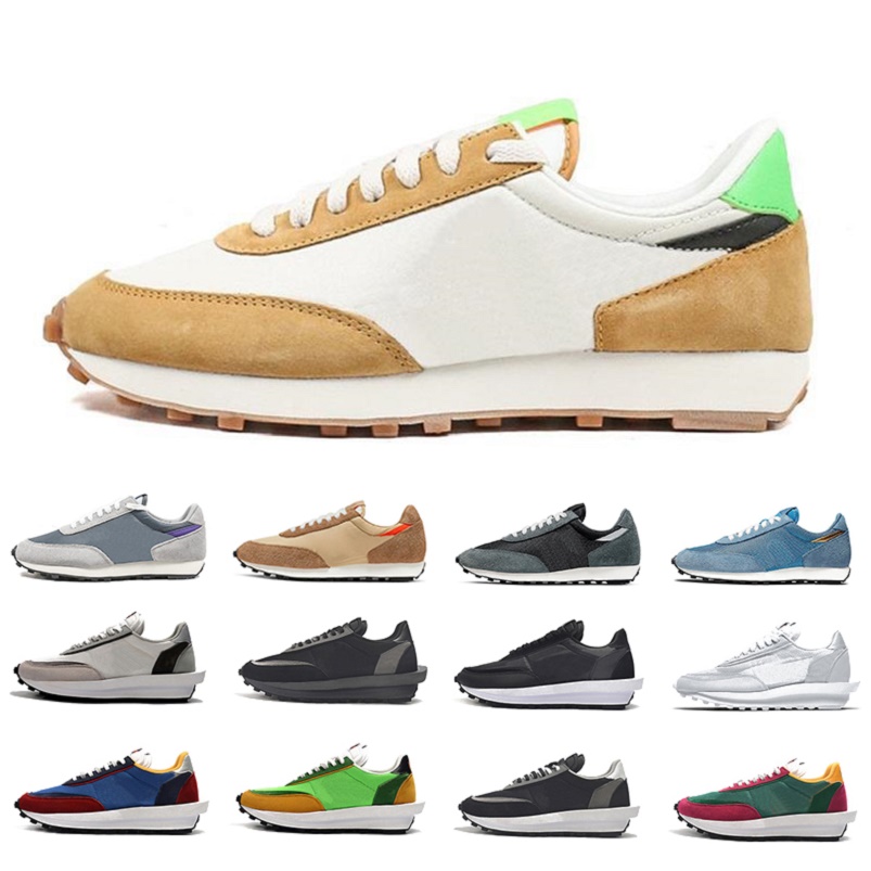 

New Arrival Wheat Black Pine Green Gusto Pigeon Pigeon X LDV Waffle Daybreak Trainers Mens Running Shoes Jogging Women men Sports Sneakers