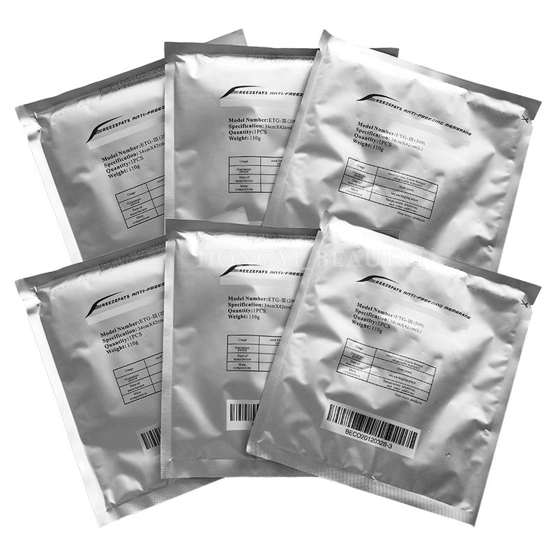 

High Quality Antifreeze Membrane Accessories Anti Freezing Film For Cryotherapy Cryolipolysis Treatment Cryo Pad 28*28cm 27*30cm 34*42cm