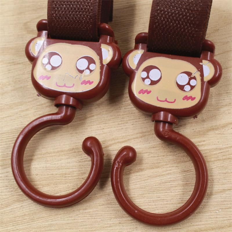 

2Pcs Pushchair 360 Swivel Hanger Hooks Multi Purpose Baby Stroller Hook Carriage Storage Bag Accessories Parts