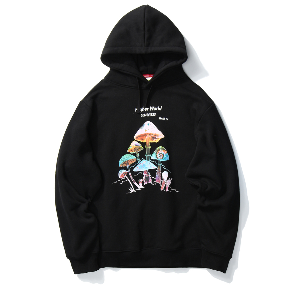 

2021 New Original Design Graphic Winter Clothing Kawaii Harajuku Japanese Streetwear Oversized Sweatshirts Hoodies Women 6kmk, Black