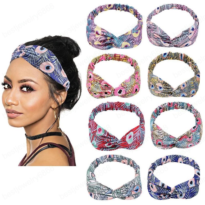 

Cross Turban Bandage Bandanas Hairband Hair Accessories 2021 Fashion Women Summer Style Headbands
