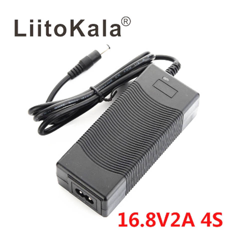 

2021 LiitoKala 4S 16.8V 2A Lithium-ion battery pack Universal Fast charger AC DC5521 Desktop type Power Supply Adapte