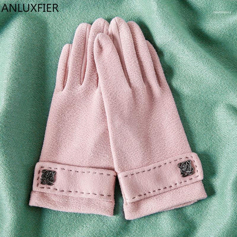 

Korean Fashion Gloves Women Thick Autumn Winter Warm Thermal Mittens Outdoor Thin Cycling Driving High Quality Hand Muff1