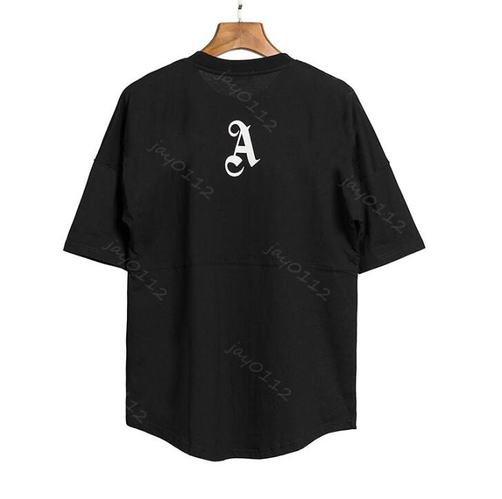 

21SS ANGELS Beauty tide A PALM printing PA tee lteeoose casual sports round neck short sleeve T-shirt men and women 697 031603, White;black