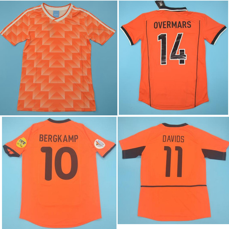 

Top 1988 VAN BASTEN Retro jerseys GULLIT RIJKAARD Soccer jersey 1998 2000 2002 Netherlands vintage classic BERGKAMP football shirt 2012 Holland maillot de foot, 1988home1
