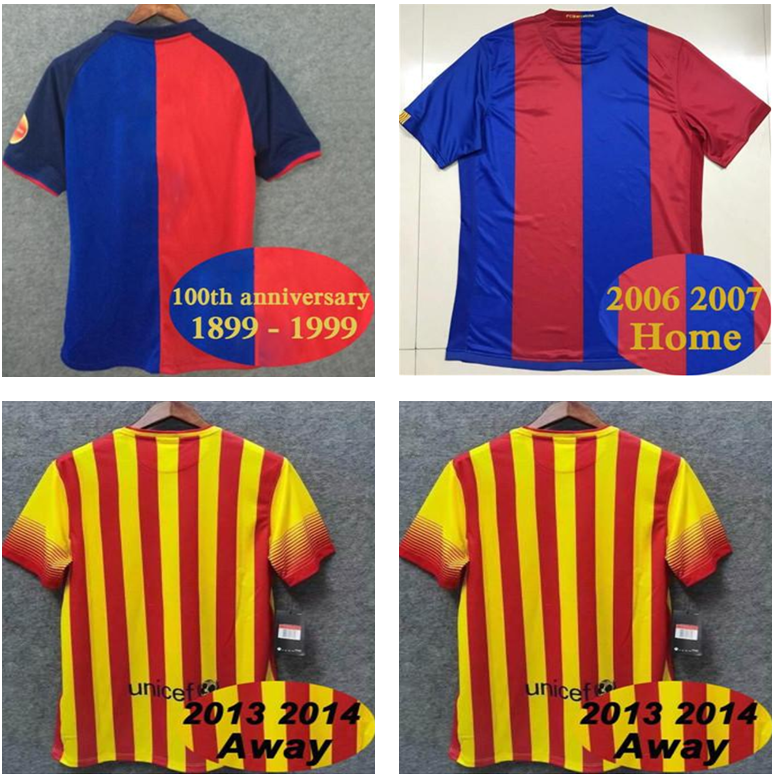 

Retro RIVALDO RONALDINHO RONALDO soccer jersey 91 92 95 96 99 01 02 03 08 09 XAVI GIOVANNI A. INIESTA IBRAHIMOUIC football shirtXX, Black;yellow