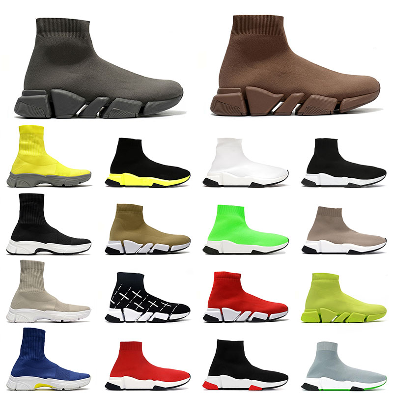 

2022 designer men women socks casual shoes platform vintage 2.0 sneakers black white beige paris mens fashion outdoor trainers sock boots runner size 36-45