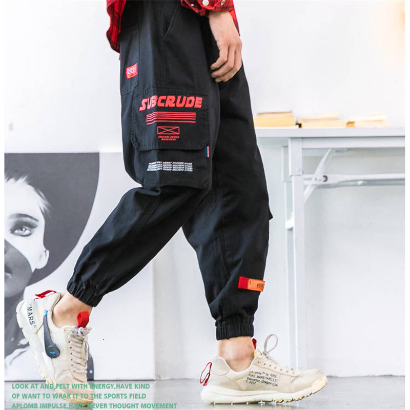 

2021 New 5xl Carta Hip Hop Preto Da Carga Dos Homens Calas Basculador Sweatpant Pant Streetwear Harajuku Tdv8