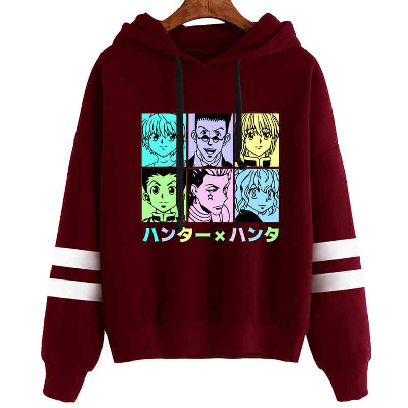 2020 Kawaii Anime Hunter X Hunter Killua Leorio Kurapika Gon Hisoka Pullover Hoodie Streetswear TopsL260526-image-745855114