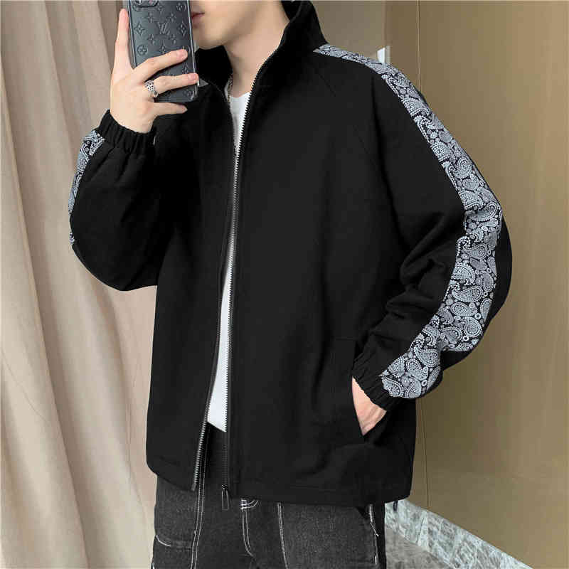 

2021 autumn new korean et fashion brand ins loose cloth men's, Black