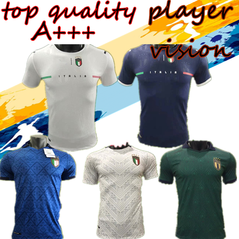 

2021 22 Player version Italy soccer jerseys INSIGNE Renaissance 2122 football shirt set CHIELLINI BONUCCI BERNARDESCHI BELOTTI BARELLA men uniforms, Patch