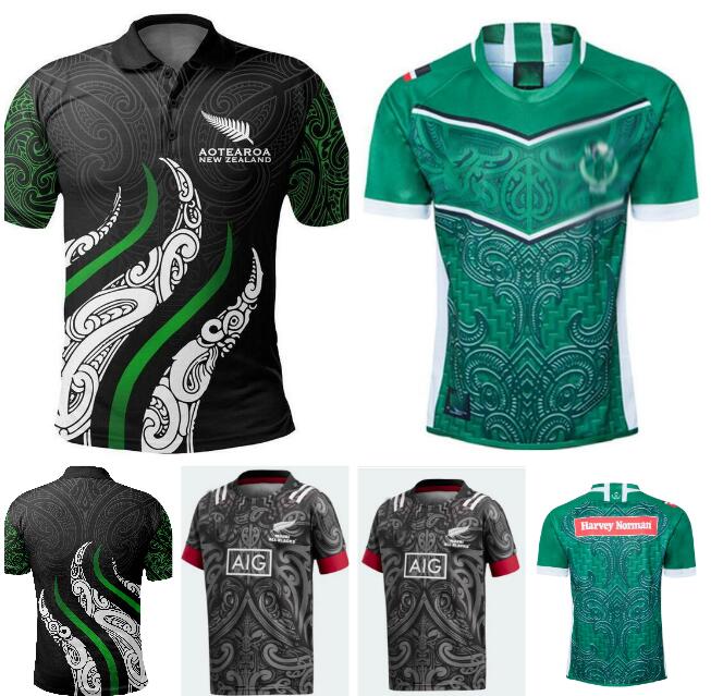 

Maori all stars rugby Jersey 2021 home away League shirt Thailand quality shirts size S--5XL, Black;gray