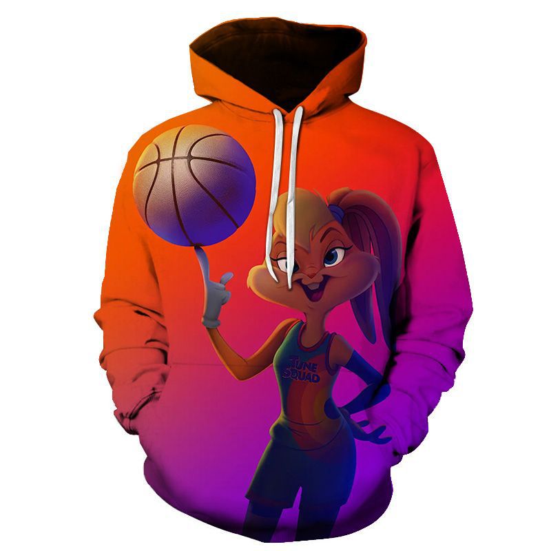 

Amazon' New Anime Space Jam 2: The new Legendary 3D digital print hoodie, Beige