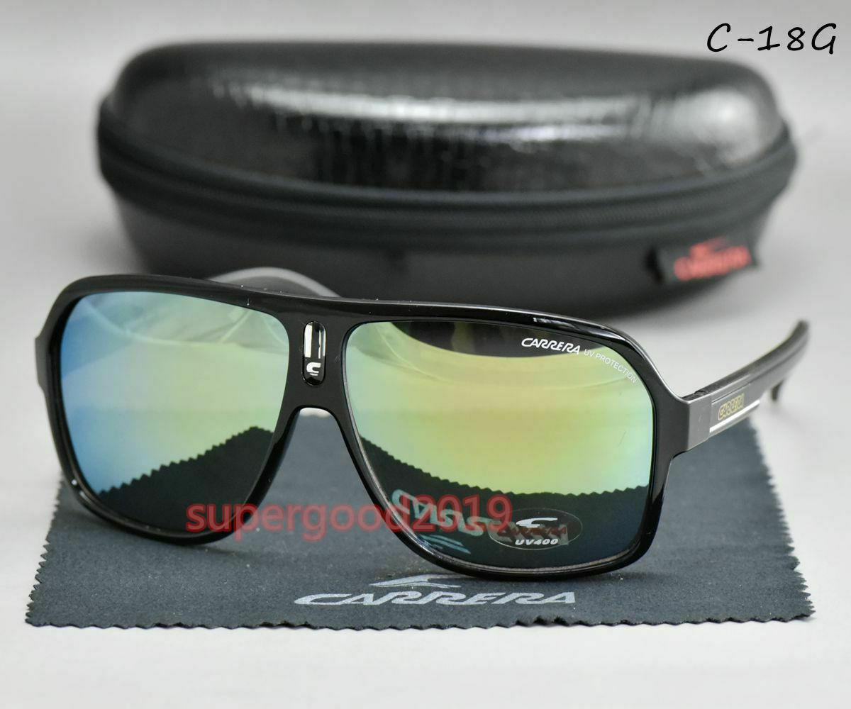 

C18 Fashion Classic Designer Sunglasses Men Women Retro Eyeglasses Outdoor Shades PC Frame Mens Brand Vintage Sun glasses Mirrors Unisex, White;black