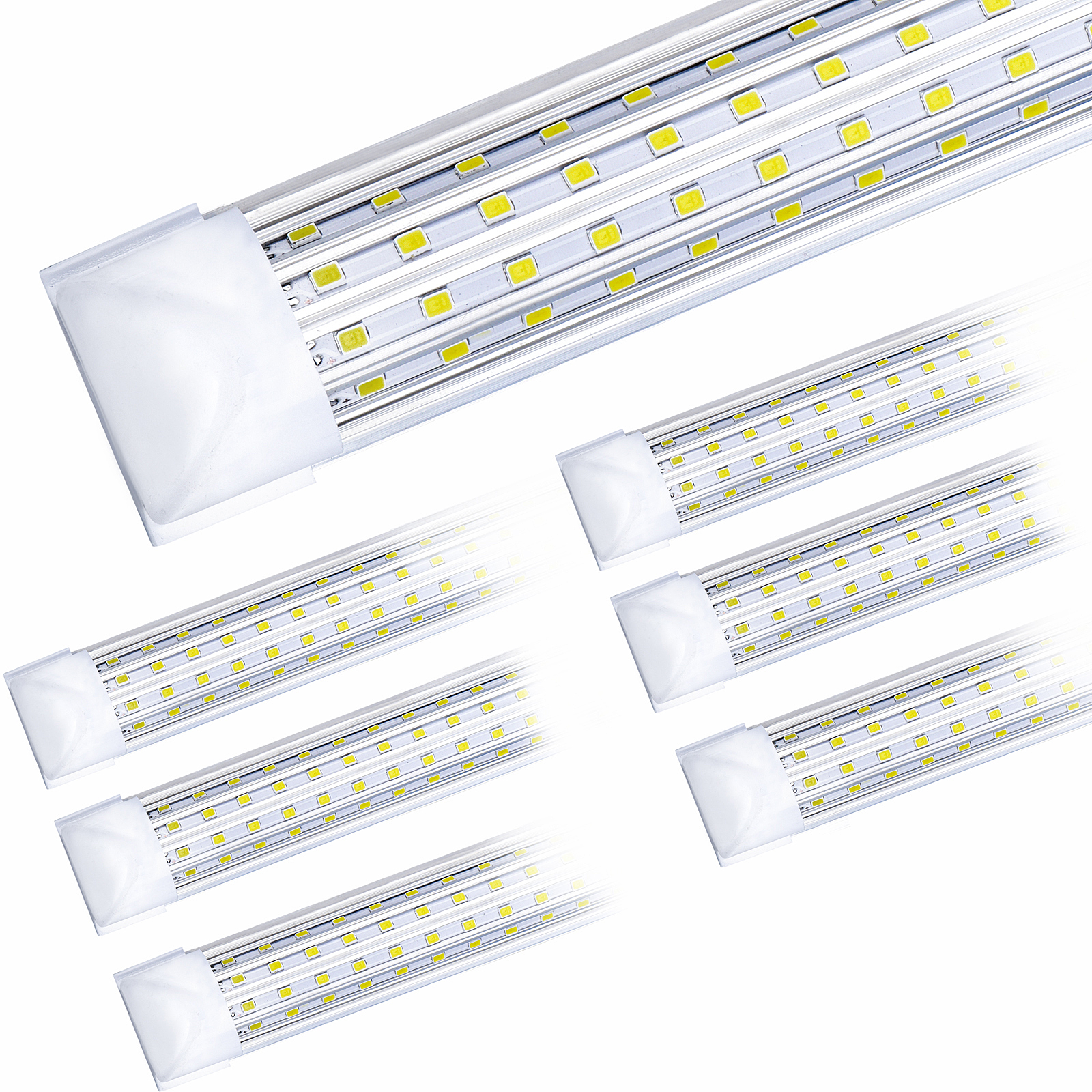 

20PCS, 4ft 5ft 6ft 8ft LED Tube Light u Shape Integrated LED Tubes 4 5 6 8 ft Cooler Door Freezer LED Lights