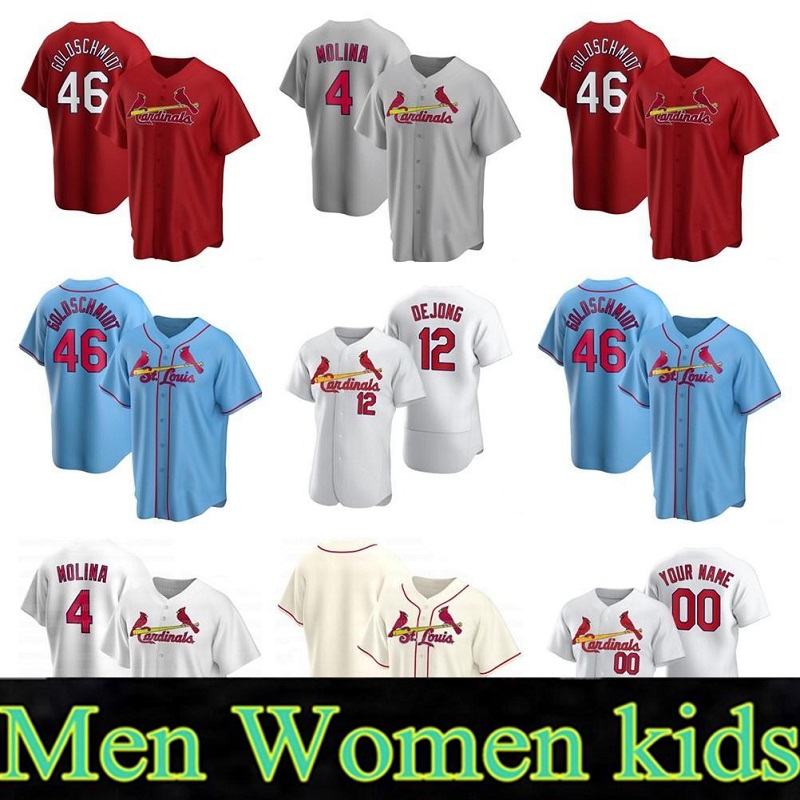 

28 Nolan Arenado Jersey St. Louis Cardinal Jersey 46 Paul Goldschmidt 4 Yadier Molina 1 Ozzie Smith 25 Dexter Fowler Custom Men, Colour 5