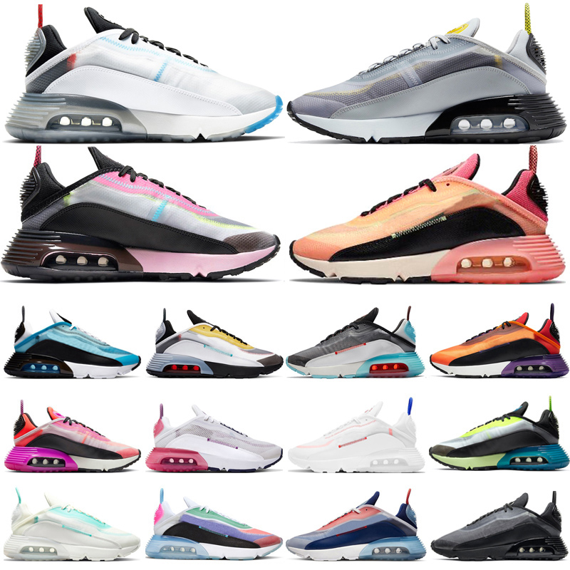 

2090 running shoes for men women Pure Platinum Bleached Aqua Magma Orange Fire Pink Wolf Grey Bred mens trainers outdoor sport sneakers, Core white