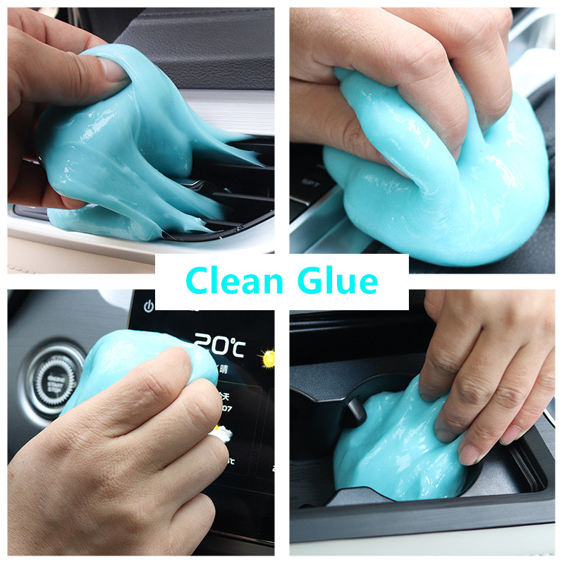 

70g Super Auto Car Cleaning Pad Glue Powder Cleaner Magic Dust Remover Gel Home Computer Keyboard Clean Tool