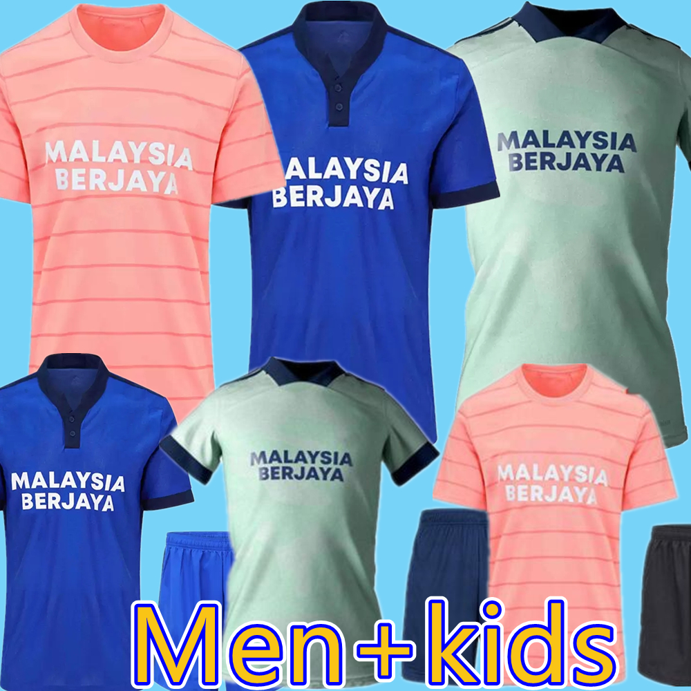 

21 /22 cardiff soccer jerseys city home away Moore 2021 2022 camisetas de futbol Morrison Ralls Murphy Hoilett Leandro Bacuna Marlon Pack, Kadifucheng 21-22 home kids