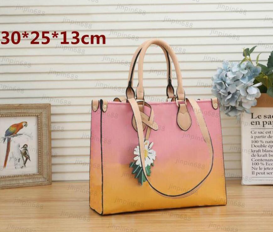 

Women Shoulder Bag ONTHEGO Fashion Gradient Color Ladies Handbag Shopping Party Design Shoulders Handbags Tote Bags Wallet