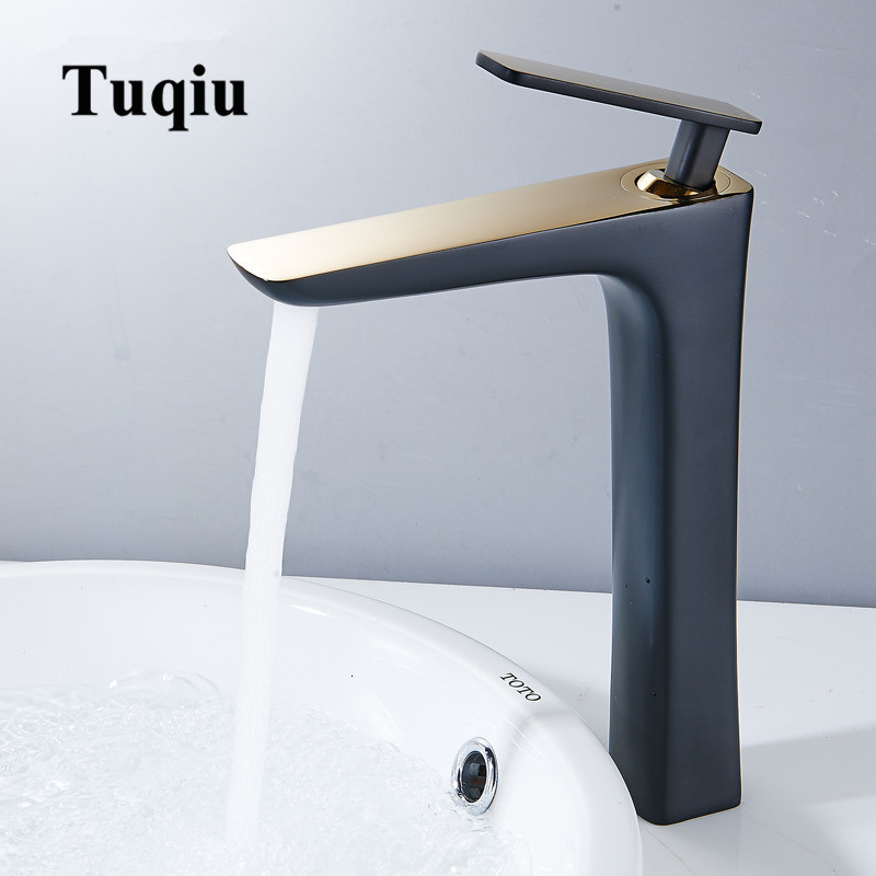 

2021 New Bath Basin Tap Bathroom Faucet Hot & Cold Black/white Brass Toilet Sink Water Crane Gold Mixer M906