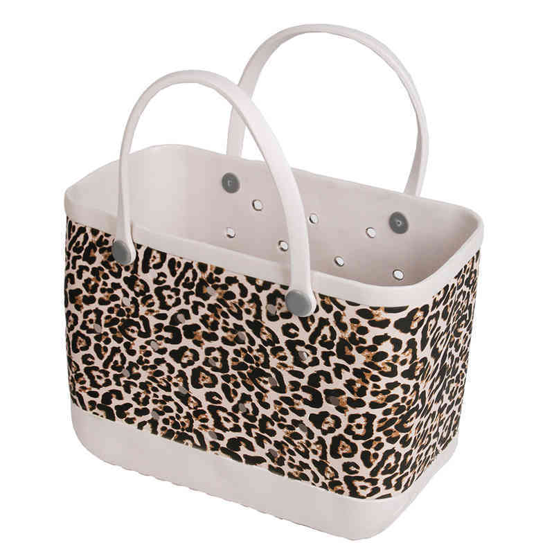 

2022 X Large 19*10*13 Wholale Hol Rubber Silicone Summer Solid Beach bag