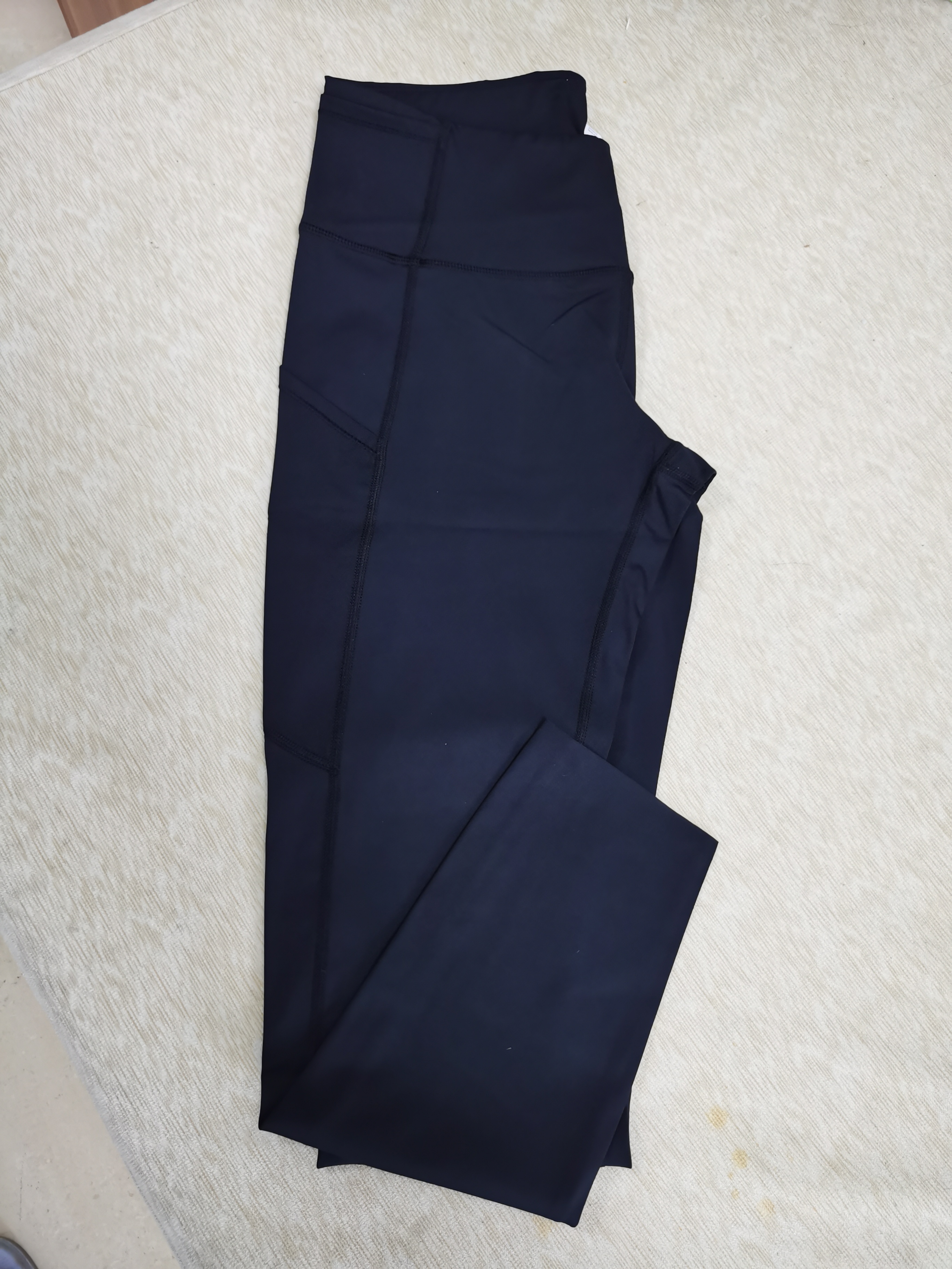 

Women yoga pants with pockets High Waist Sports Gym Wear Leggings Elastic Fitness Lady Overall Full Tights Workout, Black