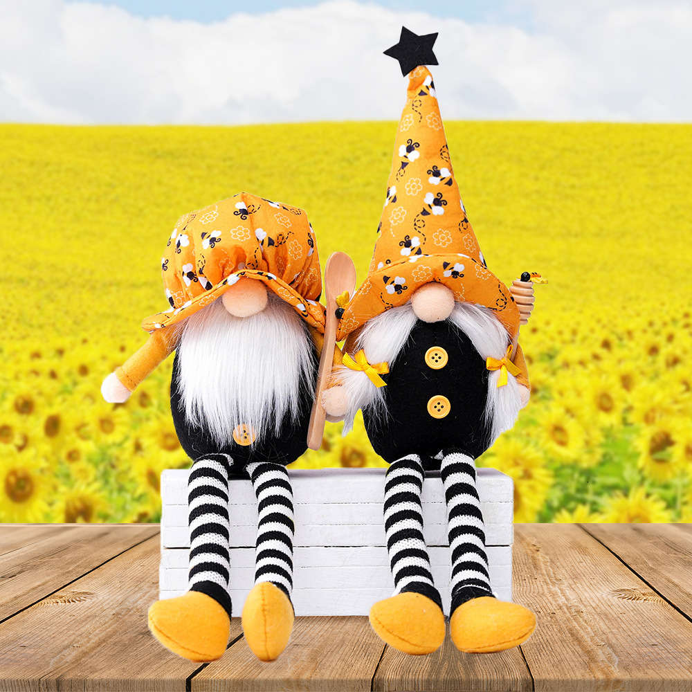 

Long legged faceless Old Man Doll forest old man bee creative ornaments, Blue