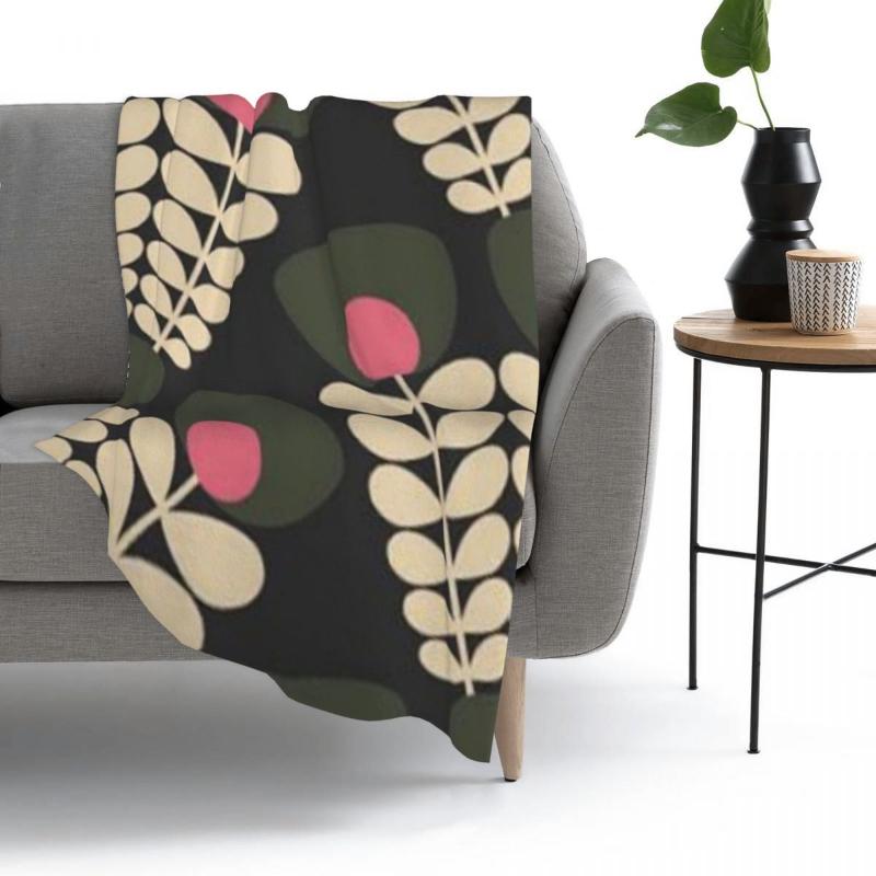 

Blankets Orla Kiely Floral (2) Fleece Warm Throw Sofa Blanket For Home Bedroom Office Throws Bedspread Quilt