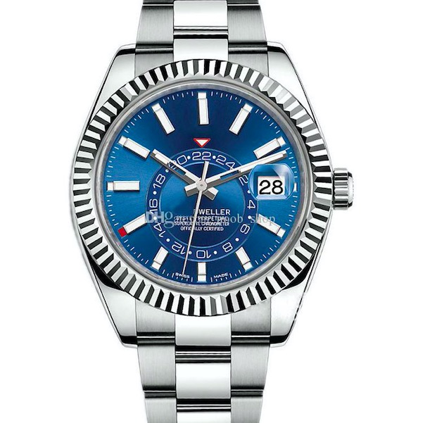 

mens watches automatic movement small dial calendar full work 42mm watch stainless steel skydweller luminous business waterproof 5atm wristwatch, As the picture