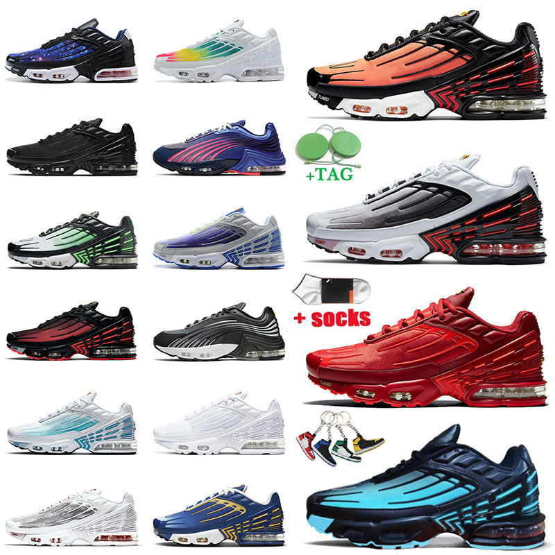 

2021 Newest Men Trainers TN 3 Plus 2 Running Shoes Ghost Green Athletic Smoke Wolf Grey Tns Women Men's Sports Sneakers Blue Void Leather Black White Tuned III Jogging, A34 39-45 smoke grey