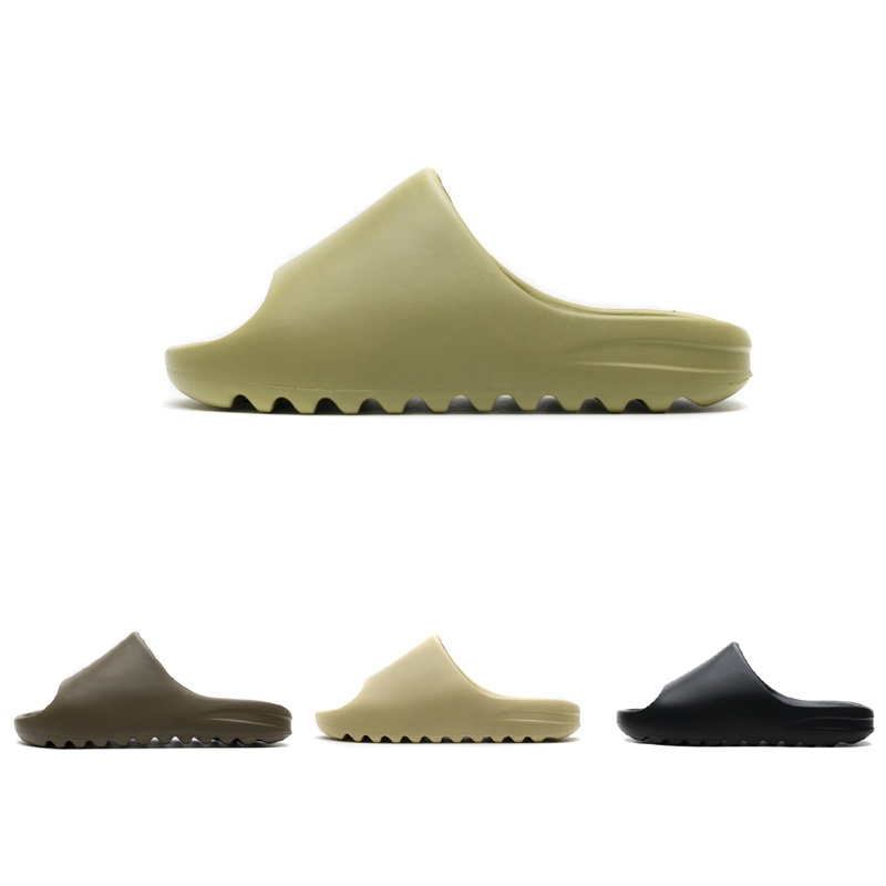 

Triple Black Slide Desert Sand Slippers Outdoor Beach Bone Earth Brown Size36-45, 001