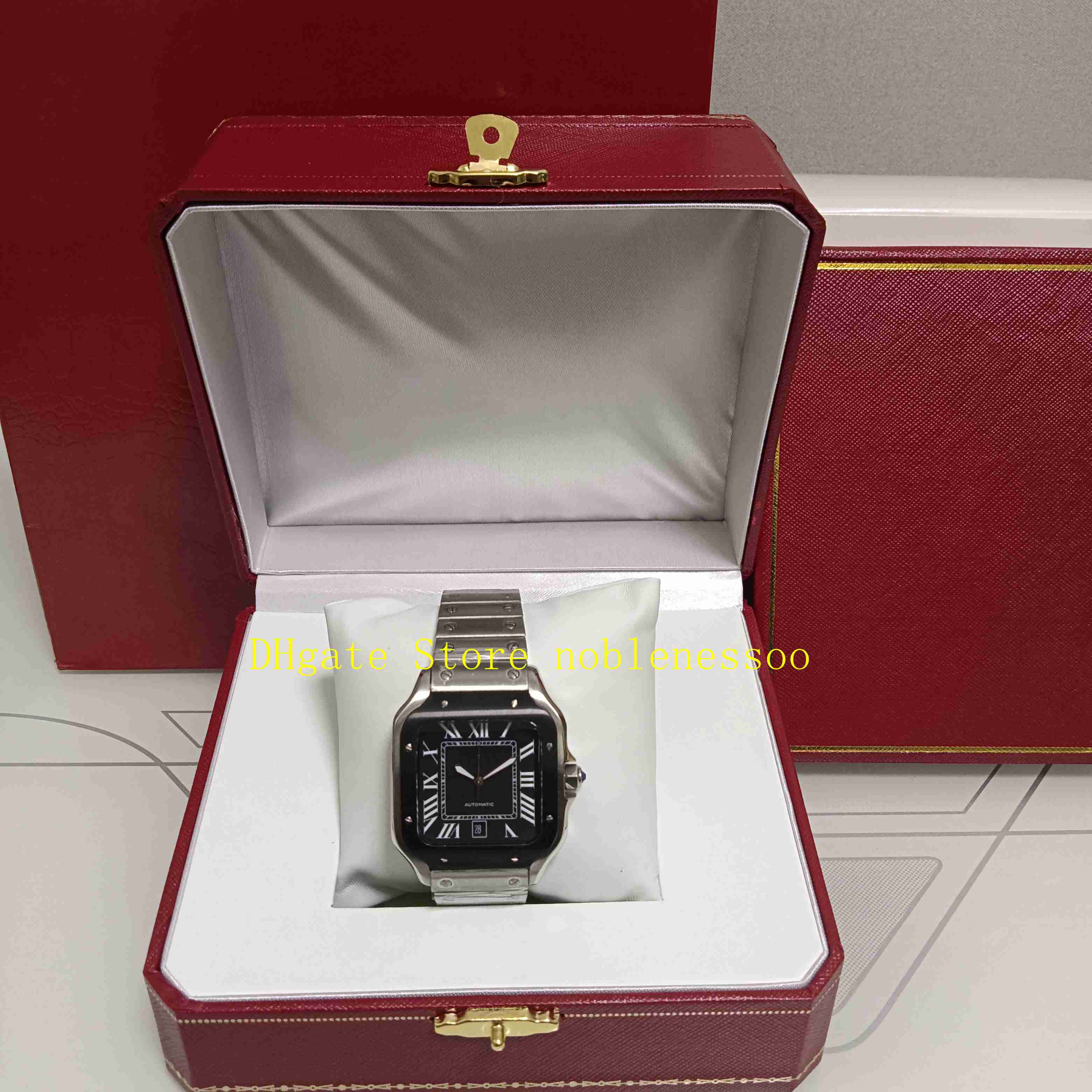 

2 Style Real Photo With Original Box Watch Men's Unisex Women 39mm WSSA0037 Stainless Steel Bracelet Black Dial WSSA0030 Automatic Mechanical Watches Wristwatches, 02